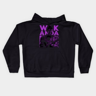 Wakanda Forever Tribute Chadwick Boseman Kids Hoodie